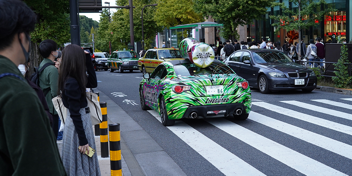 2021/11/7　ライフガードカー走行&サンプリング